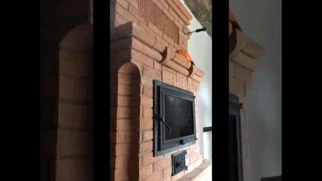 Камин.мд | Камин из красного кирпича. Нарезной кирпич . смотреть онлайн