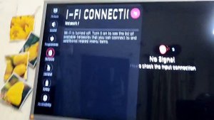 LG Tv - WiFi is turned off. Turned it on to see the list of Available network.