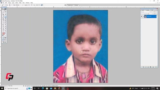 Photo cleaning tutorial in photoshop using PC or Laptop | Computer Panel смотреть онлайн