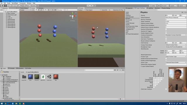 Физика в Unity - 3. Физические слои