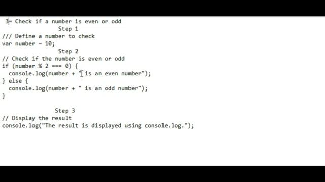 "JavaScript Tutorial: How to Determine if a Number is Even or Odd " #javascript #code #coding #vira