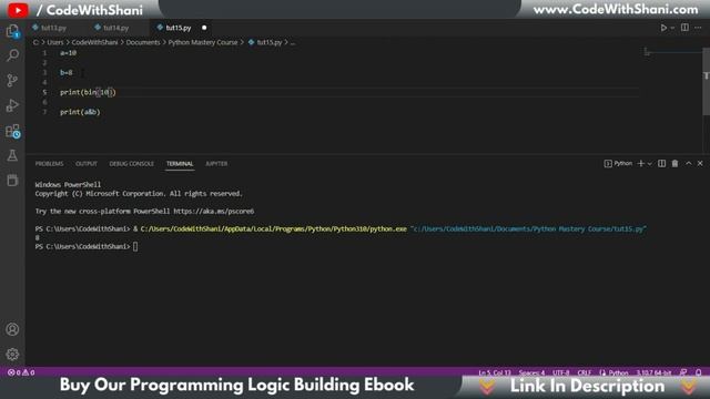 What is Bitwise Operator in Python ? | Types of Operator in Python ? | CodeWithShani