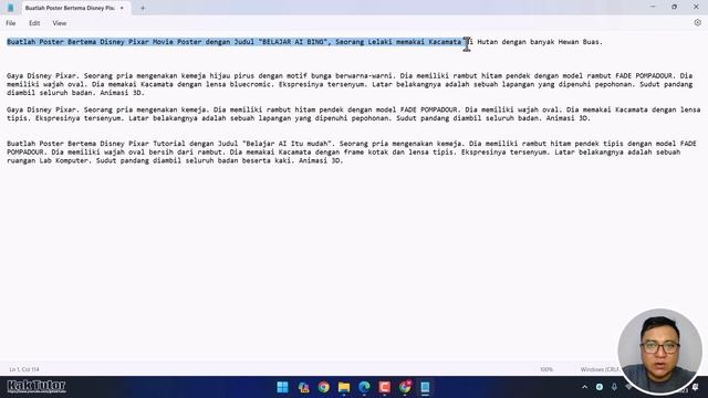 Cara Membuat Poster Disney Pixar dengan AI Images Creator dari Microsoft Bing | KakTutor смотреть онлайн