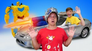 Роботы Трансформеры - Десептиконы прокачали Боевые Машины! Бамблби в видео шоу онлайн. Игры битвы