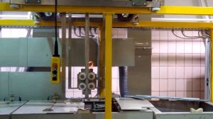 Работа портального автооператора гальванической линии г/п до 150 кг