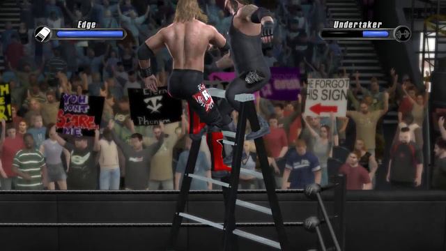 WWE Smackdown vs Raw 2008 Edge Big Ladder Spear смотреть онлайн