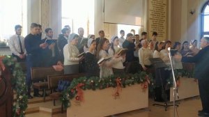 Аллилуйя,слушай мир .26.12.2021г Церковь ЕХБ пос.Высокий Рождество Молодежь Христианские песни Хор