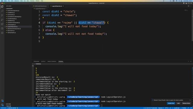Exploring Javascript Logical Operators: A Beginner's Guide (Hindi)