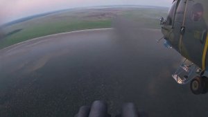 Ракетные стрельбы молодых экипажей вертолетов Ми-8 под Курганом