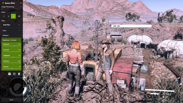 How to remove smoky, blurry, yellowish picture in Starfield with NVidia Game filters feature смотреть онлайн