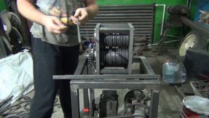 станок для продавки профильной трубы (часть 2)