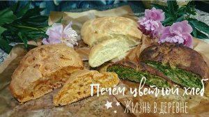 Жизнь в деревне | Печём цветной хлеб