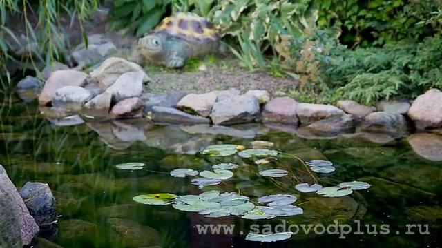 искусственные водопады, фонтаны для дачи, водоемы