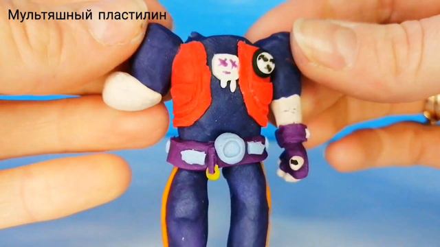 Бравл Старс Эдгар из пластилина - Brawl Stars clay Art - EDGAR BRAWLER смотреть онлайн