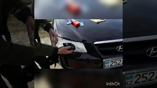 Полировка фар за 5 минут. Hyundai sonata. Средство BRAVO. смотреть онлайн