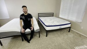 Novilla Memory Foam vs Vibe Quilted Gel Hybrid - Mattress Comparison!