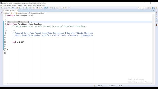 Functional Interface in Java8 смотреть онлайн