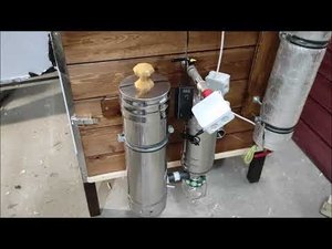 Коптильня с жиросборником