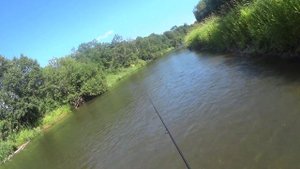 ловля хариуса на спиннинг .  часть 2