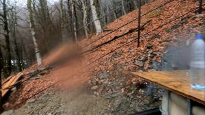 Армирование опорной стены  под Фахверк