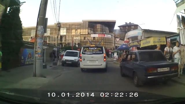 Улицы Джемете в Анапе, выезд на Пионерский проспект