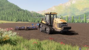 Farming Simulator 22 / Карта Erlengrad /Timelapse/ Соединение-расширение полей CAT Challenger MT875E