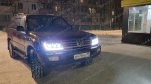 Фары Land Cruiser 100 2002-2007 в стиле 300 LED
