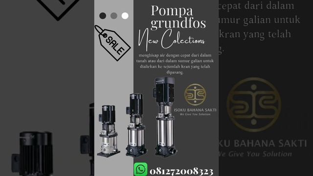 Pompa Grundfos PT.Isoku Bahana Sakti