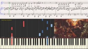 Играет Дассен - Жека (Ноты для фортепиано) (piano cover)