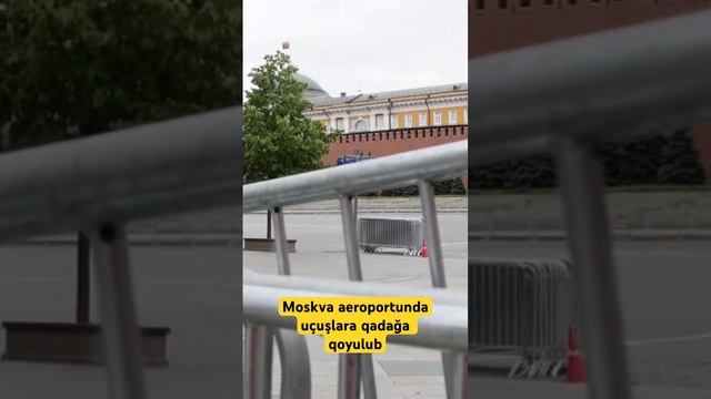 Moskva aeroportunda uçuşlara qadağa qoyulub