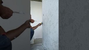 Декоративная штукатурка из шпаклёвки.Карта мира