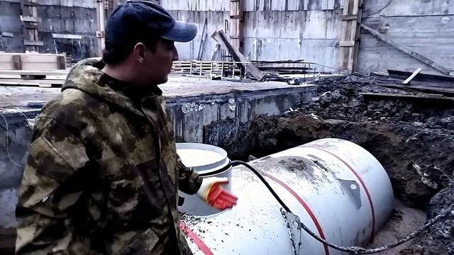 Монтаж накопительной емкости для канализации| Подробная инструкция