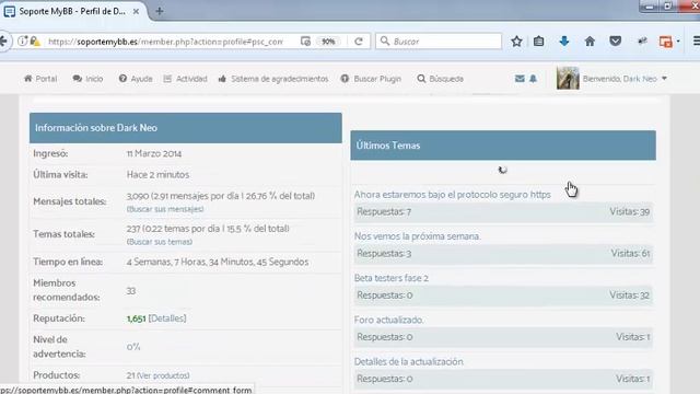 Profile System MyBB смотреть онлайн