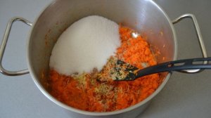Десерт из моркови