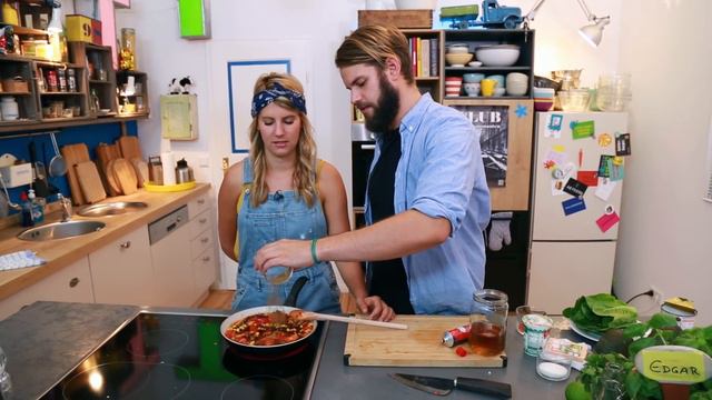 Burrito mit vegetarischer Füllung // Linkshänder-Challenge // #yumtamtam