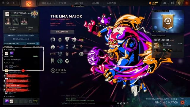 DOTA 2 | ИГРАЕМ ПО КАЙФУ | O'ZBEKCHA STRIM смотреть онлайн