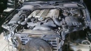 Двигатель (двс) БМВ 760 Е66 Е65 BMW 7 E65 N73 B60., N73 B60B
