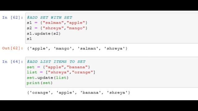 PYTHON TUTORIAL | Video-11 | "Set" In Python | Function/Features