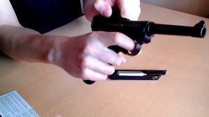 Пневматический пистолет Gletcher Parabellum (Люгер Парабеллум от Глетчер)