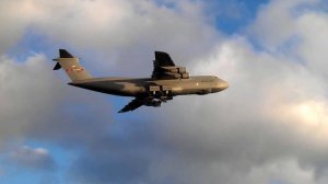Lockheed C-5 Galaxy takeoff  (TLL airport)