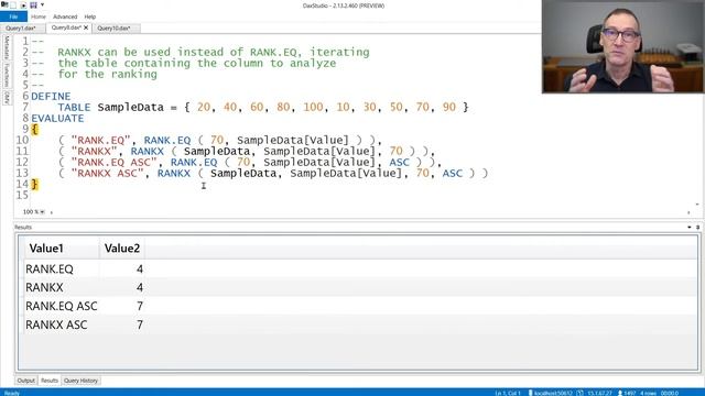 RANK.EQ - DAX Guide смотреть онлайн
