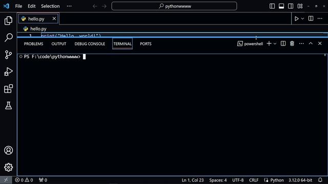 [2] Hello, world avec Python | Tutoriel Python pour débutants en 2023 смотреть онлайн