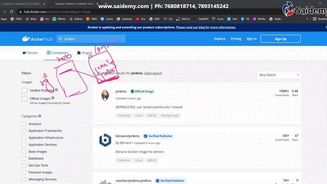 Docker Part-5: Docker Hub | Docker commands || DevOps Tutorial 2022