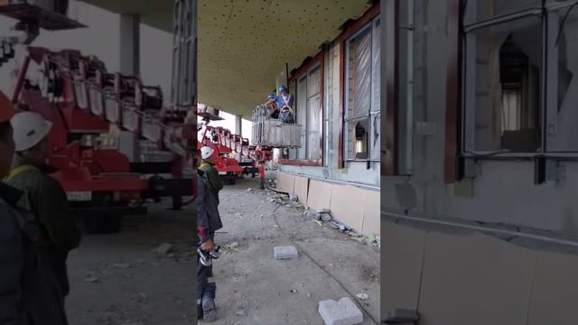 Процесс установки стеклопакетов на объекте Кампус УрФУ✅