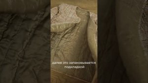 Как сшит жакет из твида в кутюрной/винтажной/безклеевой технологии