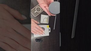 Автомобильный держатель с беспроводной зарядкой в решетку обдува Baseus CW01 Magnetic 15W