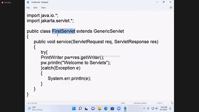 26 servlet смотреть онлайн