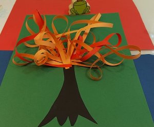 Аппликация осеннее дерево