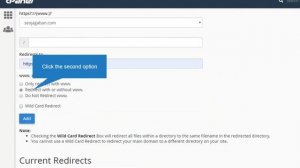 How to redirect http to https on cPanel