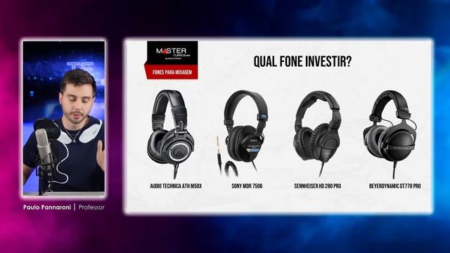 Qual o melhor fone para mixagem e monitoração em Igrejas e Transmissões Ao Vivo? by MasterCursos.Pr смотреть онлайн